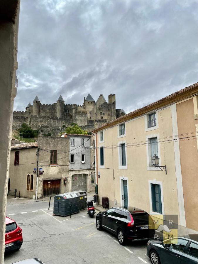 Le Templier Vue Cite Pied Cite Medievale Neuf Carcassonne Exteriör bild